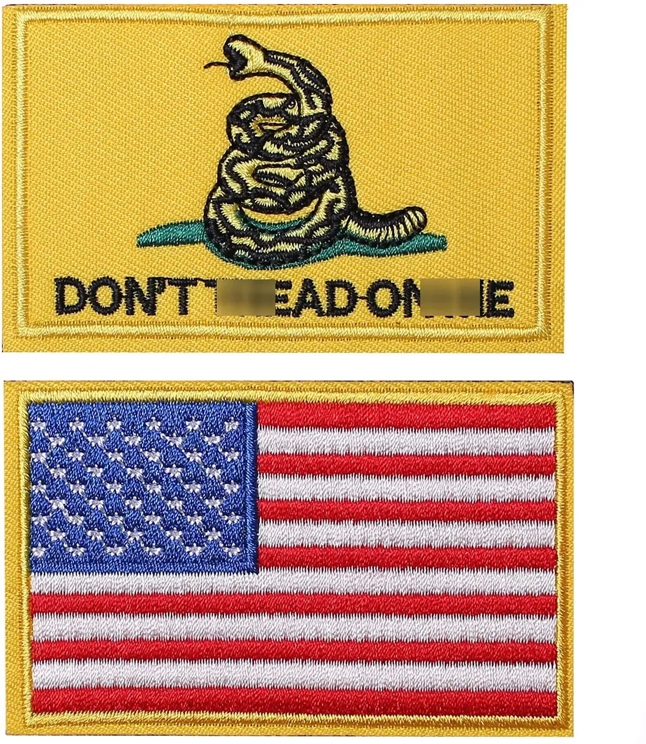 100 Tactical USA Flags Patch - Black & Gray American Flag