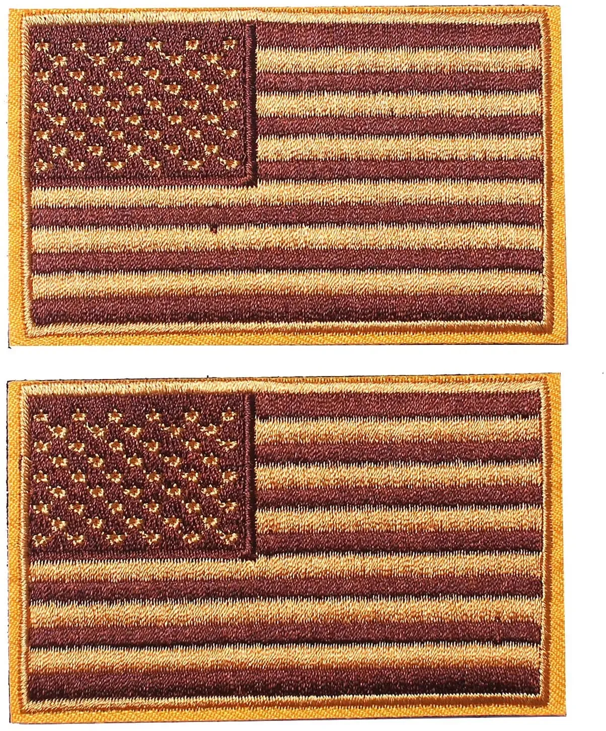 100 Tactical USA Flags Patch - Black & Gray American Flag