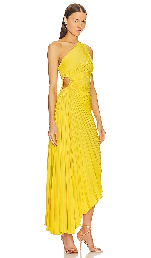 A.L.C. Delfina Dress in Yellow