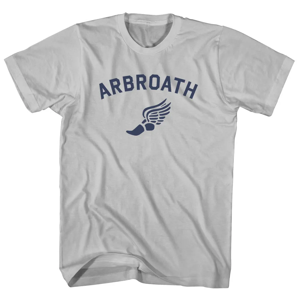 Arbroath Running Track Winged Foot Adult Cotton T-shirt