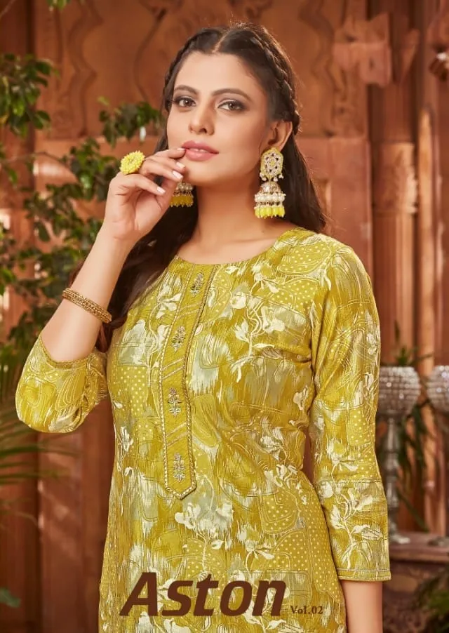 ASTON 2 FANCY KURTI WITH PANT