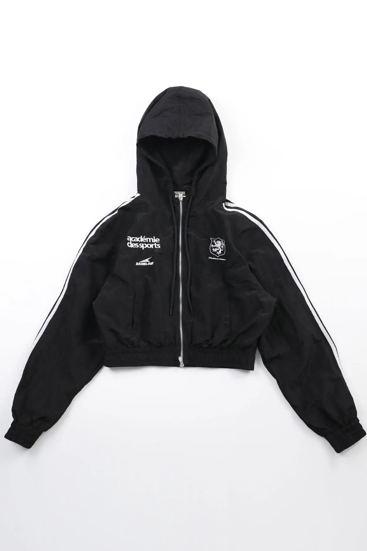 Badblood ADS Vintage Hooded Track Jacket Black
