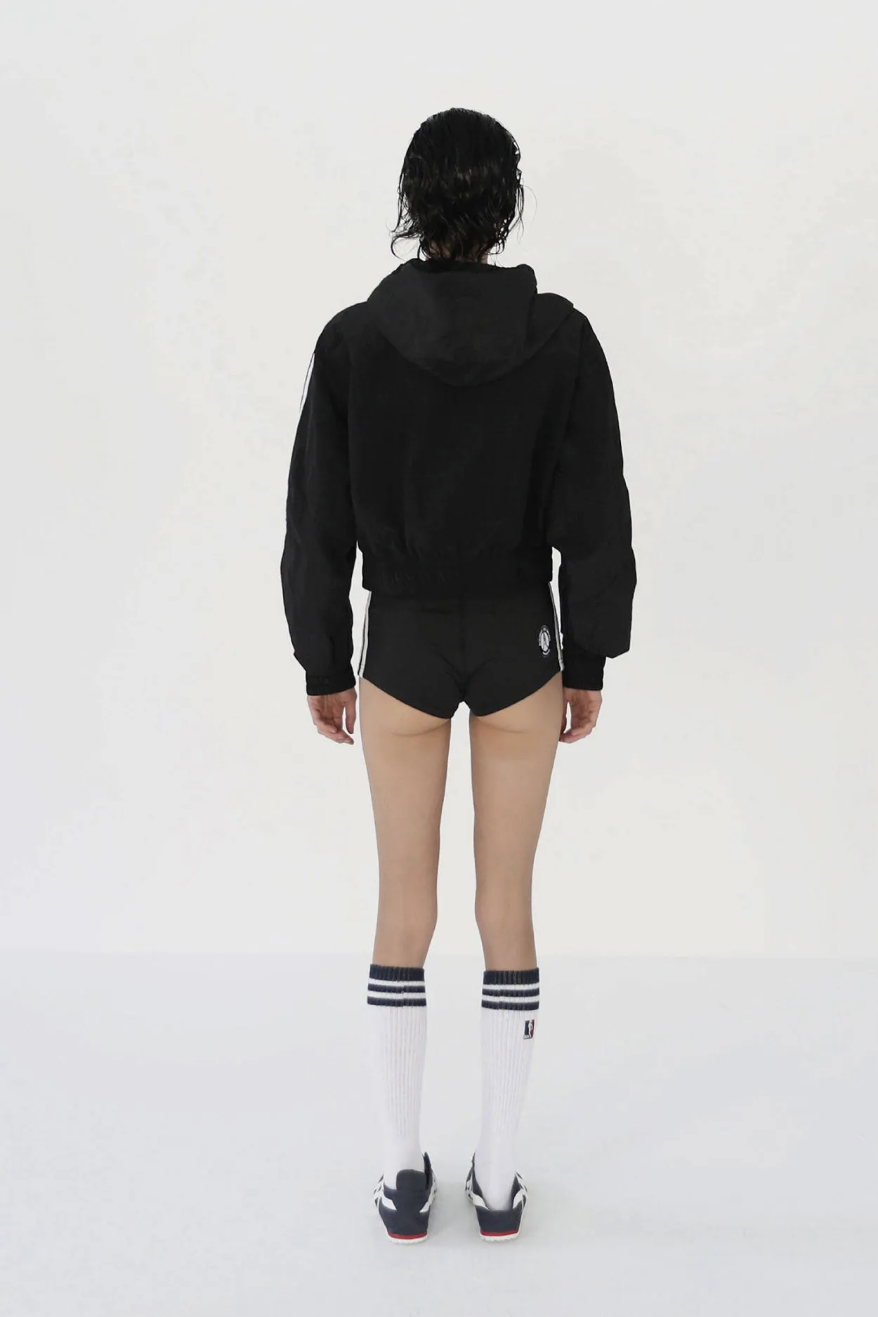 Badblood ADS Vintage Hooded Track Jacket Black