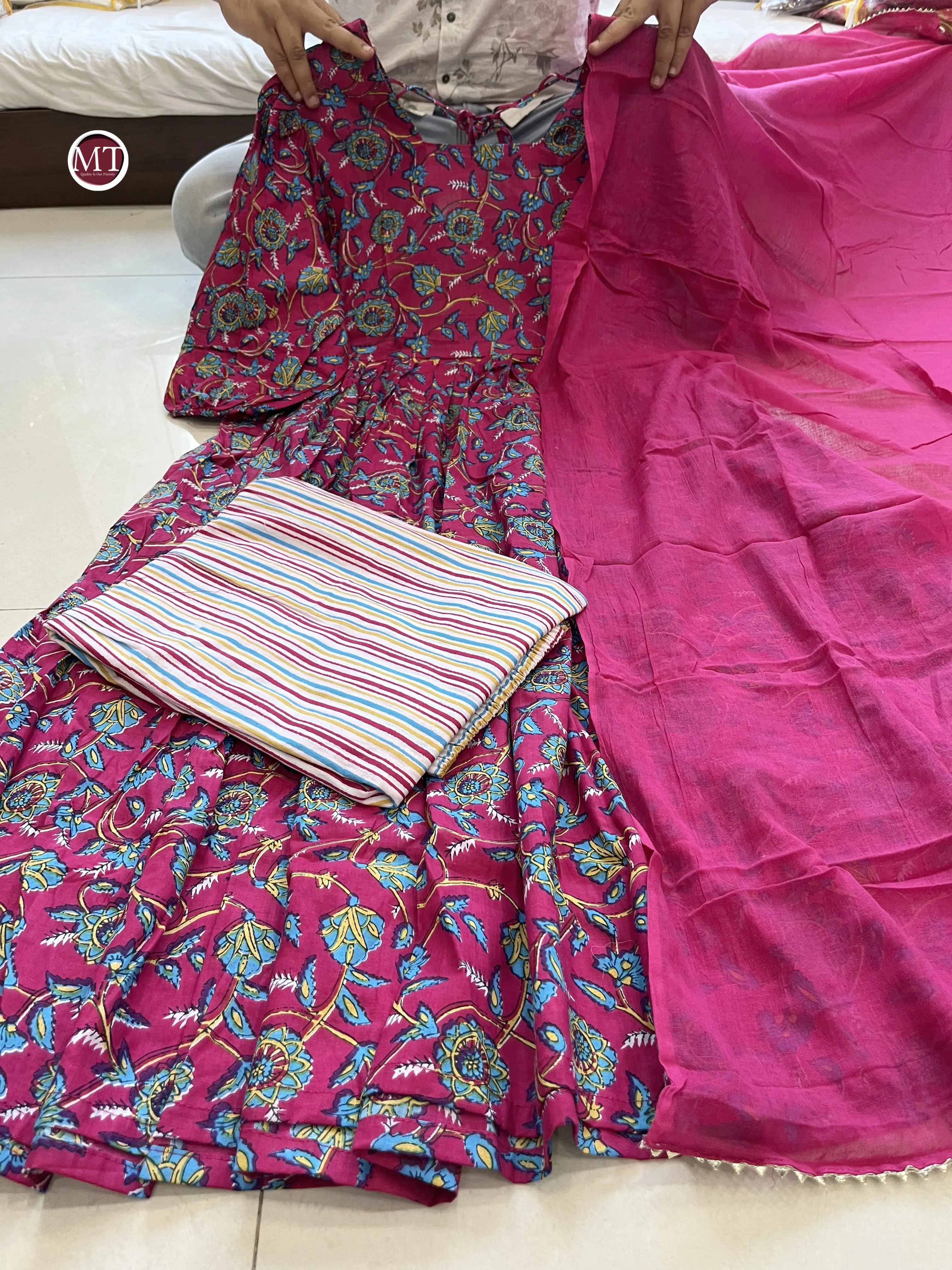 Beautiful Designer Summer Special Pure Cotton 60 60 Salwar Suit