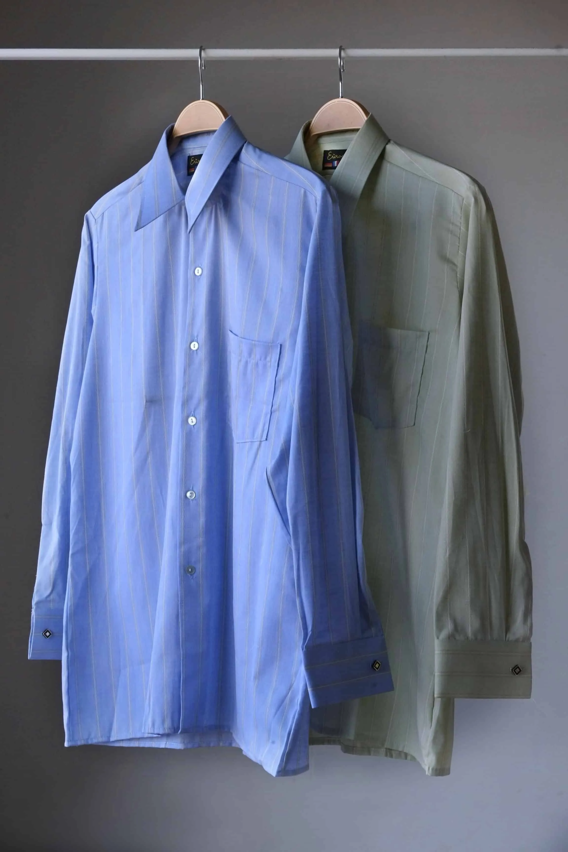 EURO LOOK Striped 80s Dress Shirt