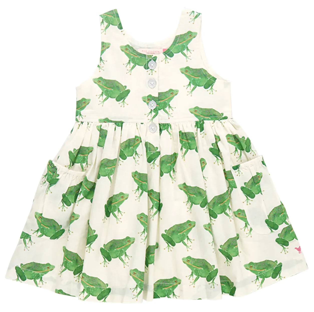 Girls Laura Dress - Frogs