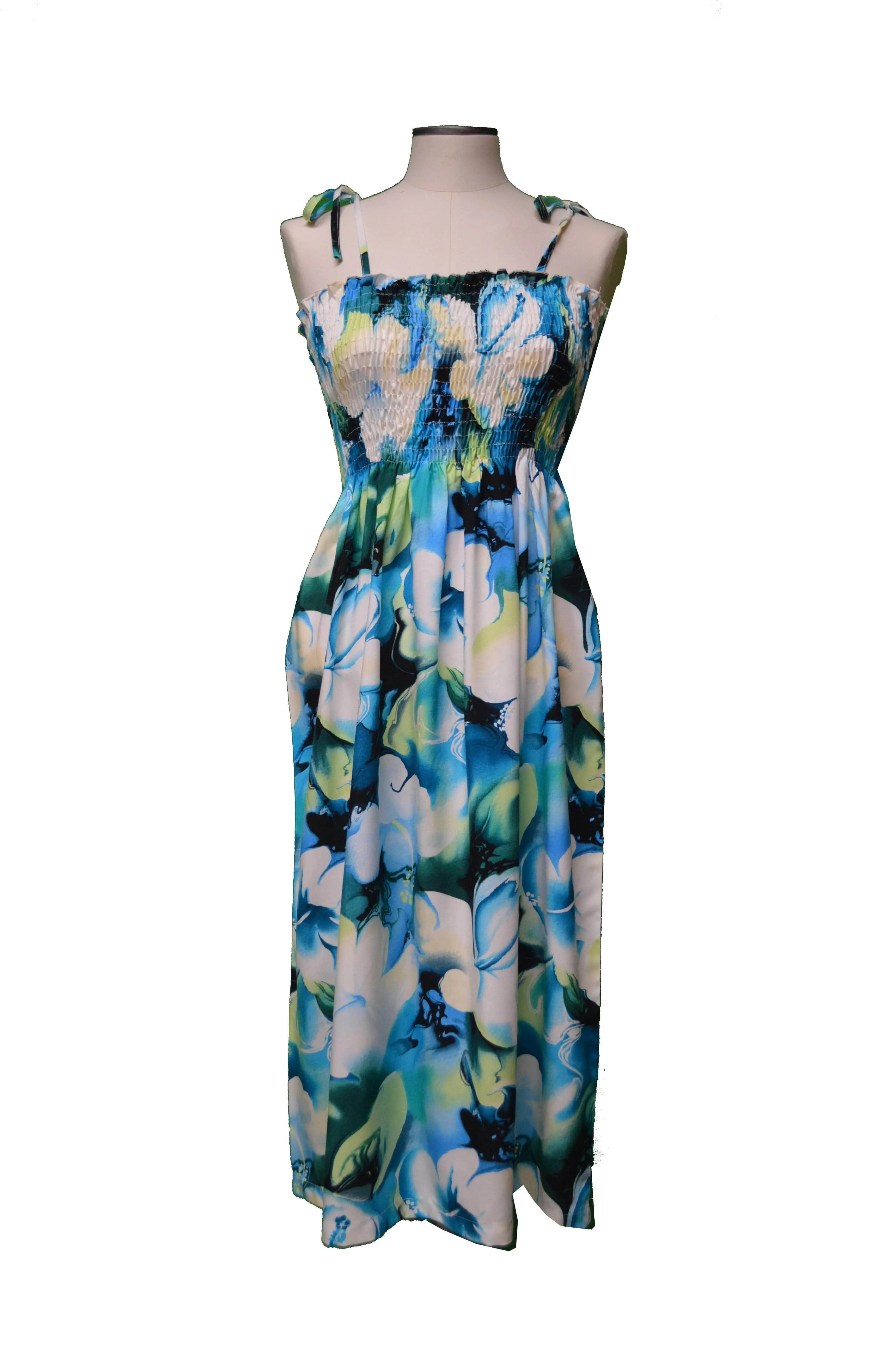 Splash Hibiscus Hawaiian Tube Dress