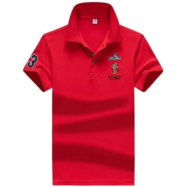 YIHUAHOO Brand Polo Shirt Men High Quality Men Cotton Short Sleeved Summer Shirt Brand Jerseys Polo Hombre Size M-4XL JCP-733