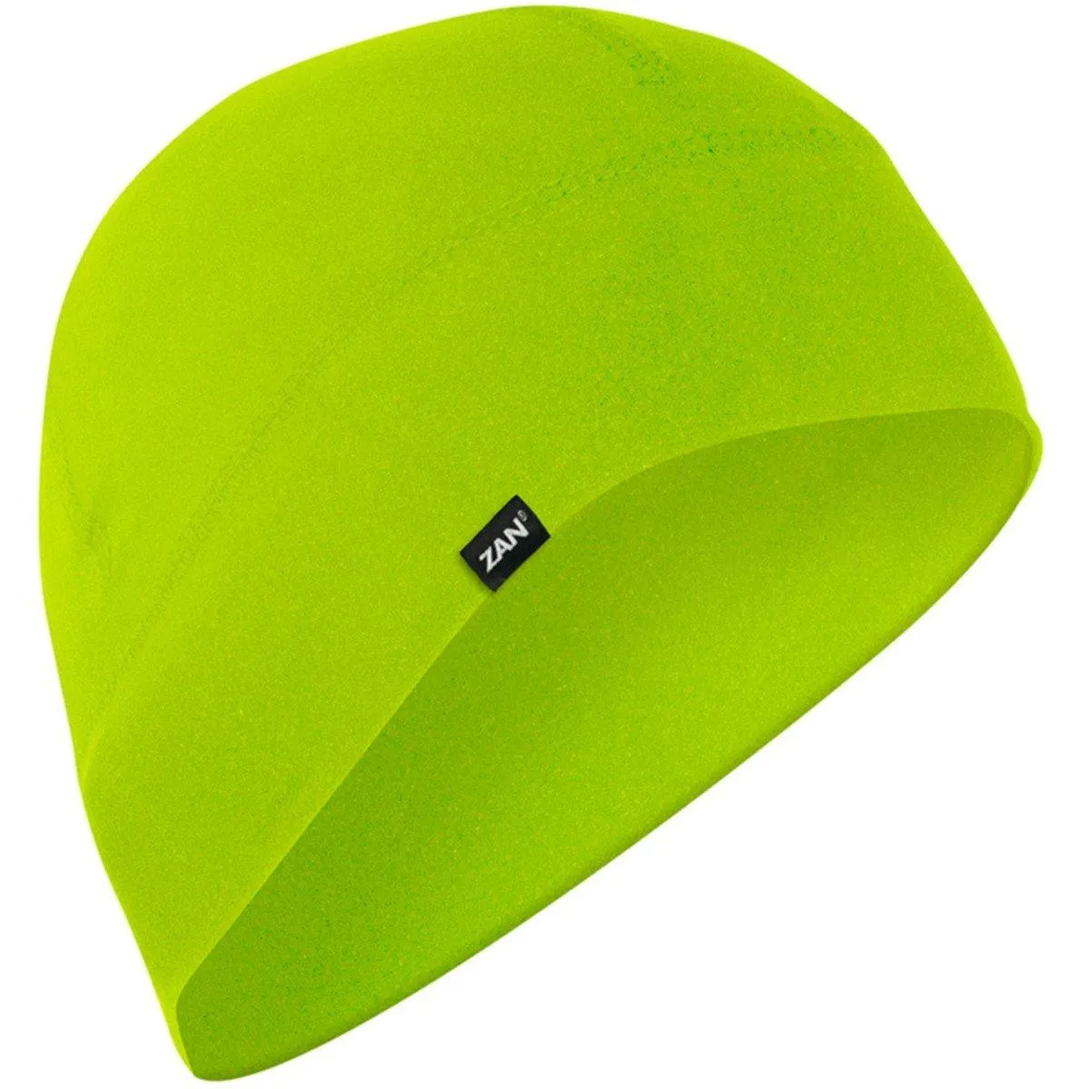 Zan Headgear® SportFlex™ Unisex Hi-Viz Lime Style Beanie with 50  UV Protection, Brushed Polyester/Elastane Ultra-Comfort Material